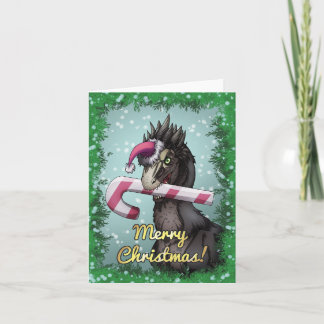 Cartão Feliz Natal Dinossauro