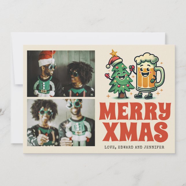 Cartão Feliz Natal do Natal (Frente)