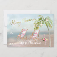 Feliz Natal Do Palm De Praia Flamingo