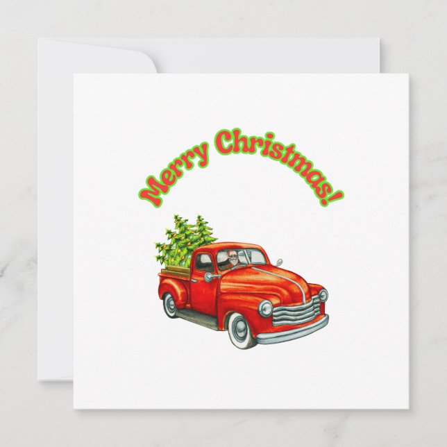 Cartão Feliz Natal dos Papais noeis (Frente)