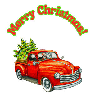 Cartão Feliz Natal dos Papais noeis