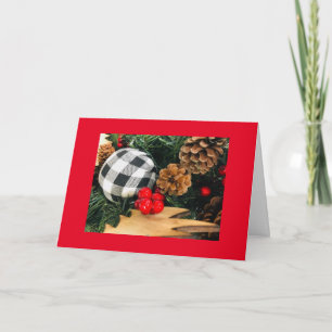Cartão **FELIZ NATAL** e "UM ANO NOVO MUITO FELIZ"