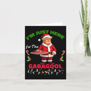 Cartão Feliz Natal, estou aqui para o Gabago