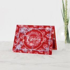 Cartão Feliz Natal Feriado Melhor Presente Popular