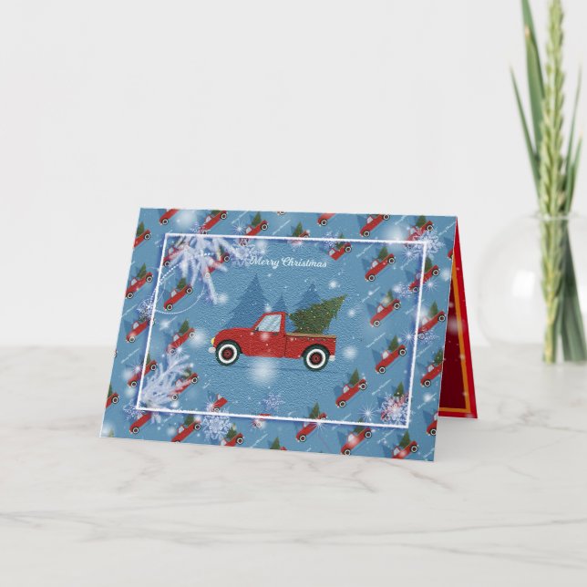 Cartão Feliz Natal Feriado Melhor Presente Popular (Frente)