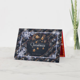 Cartão Feliz Natal Feriado Melhor Presente Popular