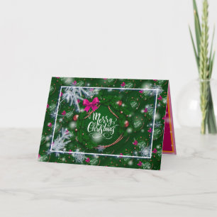 Cartão Feliz Natal Feriado Melhor Presente Popular