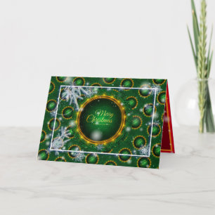 Cartão Feliz Natal Feriado Melhor Presente Popular