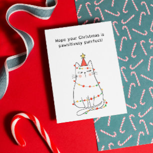 Cartão Feliz Natal Festivo