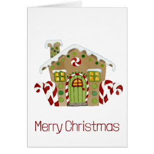 Cartão Feliz Natal Gingercake House
