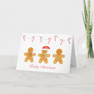 Cartão Feliz Natal Gingercake Men