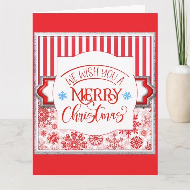 Cartão Feliz Natal Grandes Papais noeis do Papa (Frente)