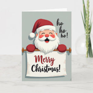 Cartão Feliz Natal Ho Ho Ho