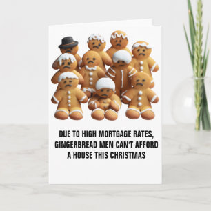 Cartão Feliz Natal: Homens Gingerpão são sem-teto