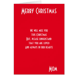 Cartão Feliz Natal mãe