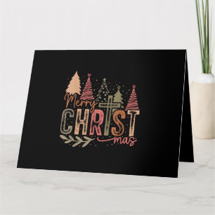 Cartão Feliz Natal Mas Cristo Fé Cristã Jesus C