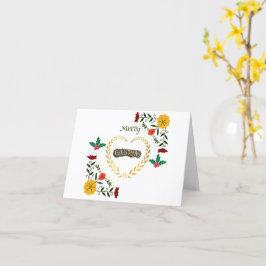 Cartão Feliz Natal, Na moda, Trendy