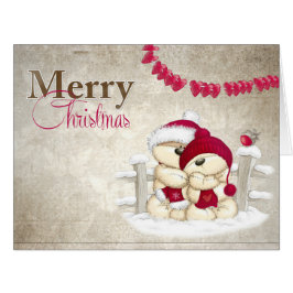 Cartão Feliz Natal no amor