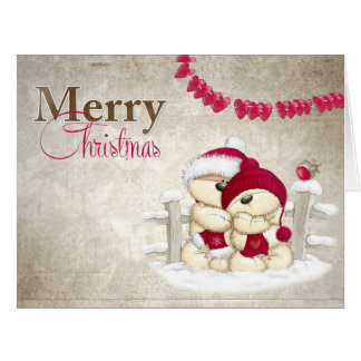 Cartão Feliz Natal no amor