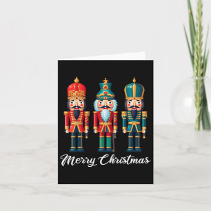 Cartão Feliz Natal Nutcracker Balé Festivo Xmas Men