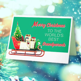 Cartão Feliz Natal para os avós