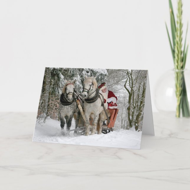 Cartão Feliz Natal para Papais noeis (Frente)