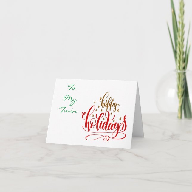CARTÃO FELIZ NATAL PARA UM "GÊMEO" ESPECIAL (Frente)