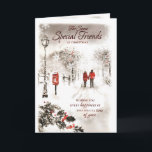 Cartão Feliz Natal para um Natal muito especial<br><div class="desc">"Feliz Natal para um Cartão de Natal Muito Especial Amigo" é uma maneira emocionante de transmitir seus desejos calorosos e celebrar sua amizade especial durante o feriado. Esta carta é perfeita para mostrar sua apreciação e espalhar alegria para um amigo que tem um lugar especial em seu coração. É um...</div>