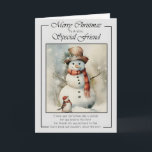 Cartão Feliz Natal para um Natal muito especial<br><div class="desc">"Feliz Natal para um Cartão de Natal Muito Especial Amigo" é uma maneira emocionante de transmitir seus desejos calorosos e celebrar sua amizade especial durante o feriado. Esta carta é perfeita para mostrar sua apreciação e espalhar alegria para um amigo que tem um lugar especial em seu coração. É um...</div>