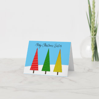 Cartão Feliz Natal Para Uma freira