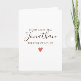 Cartão Feliz Natal PERSONALIZE PARA QUEM VOCÊ AMA Carta