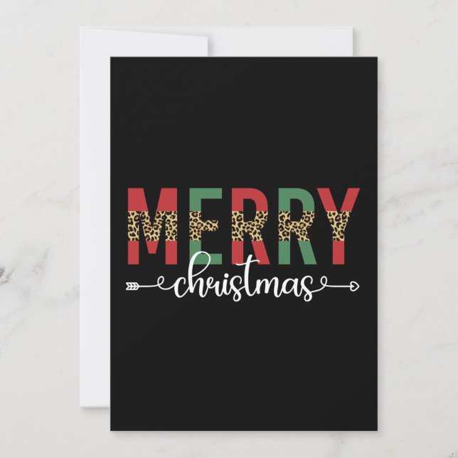 Cartão Feliz Natal Presentes de Celebração de Natal em Fa (Frente)