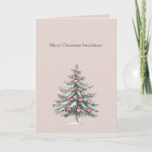 Cartão Feliz Natal Querida