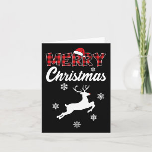 Cartão Feliz Natal Rudolph Reindeer Xmas