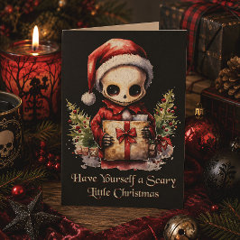 Cartão Feliz Natal Sombrio Gótico