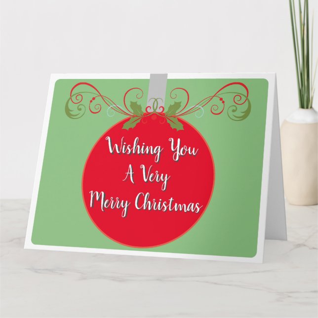 Cartão Feliz Natal - Um Natal Moderno (Frente)