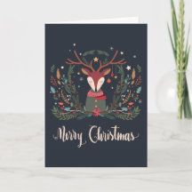"Feliz Natal" Veado Festivo