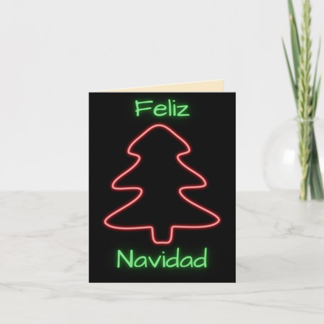 Cartão Feliz Navidad (Frente)