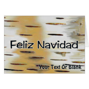 Cartão Feliz Navidad - Birchbark