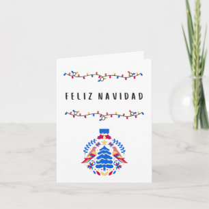 Cartão Feliz Navidad Natal Mexicano em Espanhol