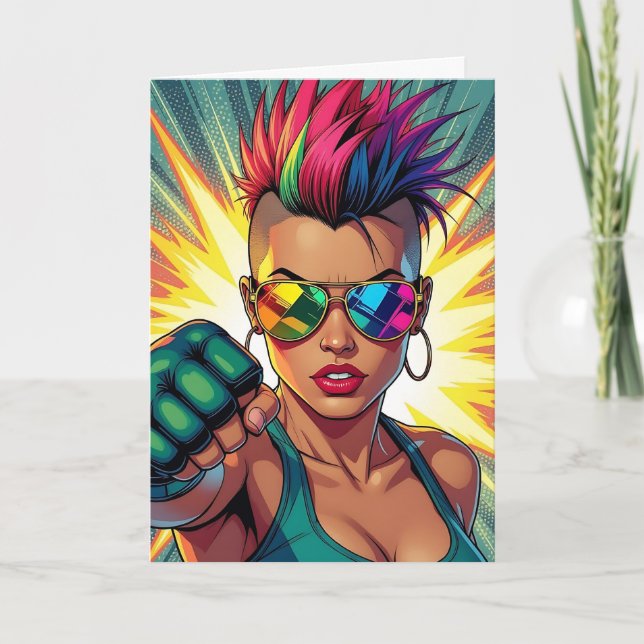 Cartão Feliz Orgulho! Lgbtqia+ Mês (Frente)