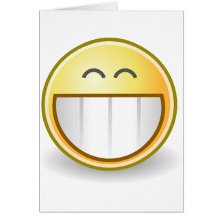 Cartão Feliz padrão de rosto para o destino da paz no esc