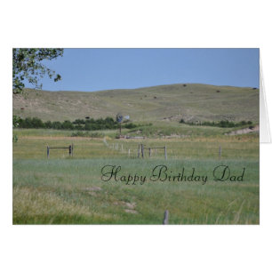 Cartão Feliz Pai de aniversário