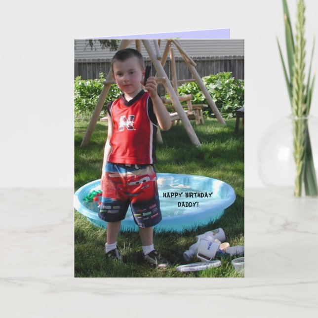 Cartão Feliz Pai de aniversário! (Frente)