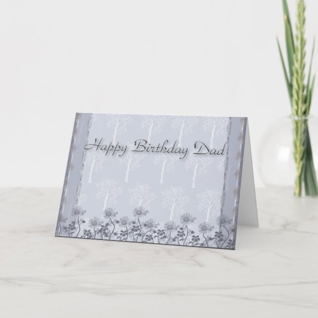 Cartão Feliz Pai de aniversário (Frente)
