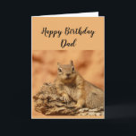 Cartão Feliz Pai de aniversário Padre Funny Squirrel Rela<br><div class="desc">Cartão engraçado para o seu pai pai que trabalha no duro,  lembrando-os de relaxar com um belo animal fofo relaxante e esquilo. Dentro Verse: e você sabe que no seu aniversário você deveria relaxar e relaxar,  certo?</div>