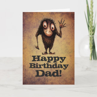 Cartão Feliz Pai de aniversário! - Troll Padre Engraçado