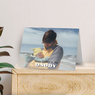 Cartão Feliz Pai do Dia do Pai Foto do Dia do Pai
