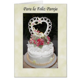 Cartão feliz pareja do la de para