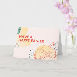 Cartão Feliz Páscoa